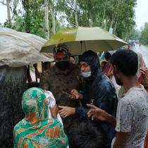 AJ Salim working in Kurigram Sadar Upazila